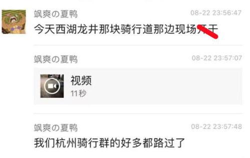 杭州骑行吃瓜视频,夏日街头趣味一幕